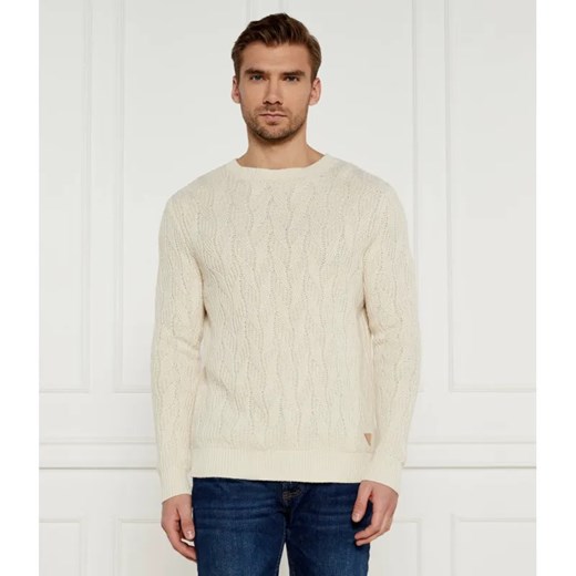 GUESS Sweter EVANDER | Regular Fit | z dodatkiem wełny ze sklepu Gomez Fashion Store w kategorii Swetry męskie - zdjęcie 185003552