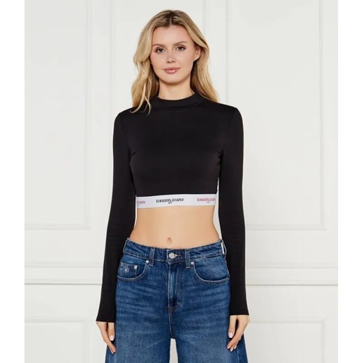 Tommy Jeans Półgolf | Cropped Fit ze sklepu Gomez Fashion Store w kategorii Bluzki damskie - zdjęcie 185003744