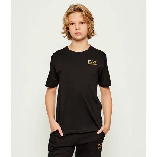 EA7 T-shirt | Regular Fit ze sklepu Gomez Fashion Store w kategorii T-shirty chłopięce - zdjęcie 185003774