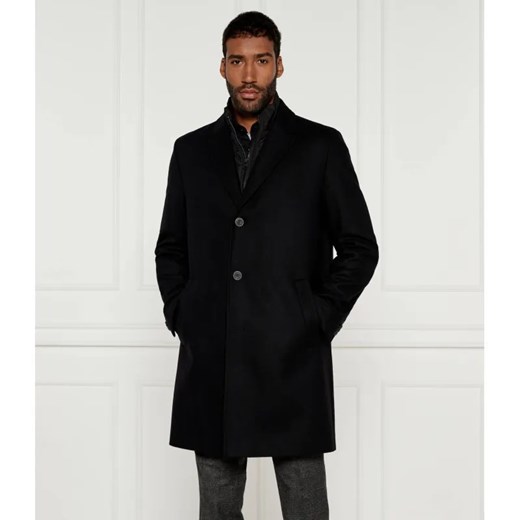 HUGO Wełniany płaszcz Milogan2441 ze sklepu Gomez Fashion Store w kategorii Płaszcze męskie - zdjęcie 185003883