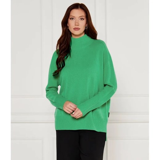 Marc Cain Wełniany sweter | Loose fit | z dodatkiem kaszmiru ze sklepu Gomez Fashion Store w kategorii Swetry damskie - zdjęcie 185003894