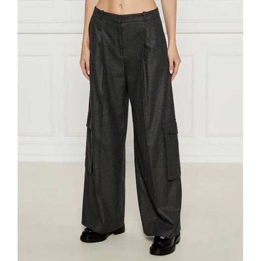 HUGO Spodnie Herota | flare fit ze sklepu Gomez Fashion Store w kategorii Spodnie damskie - zdjęcie 185003900