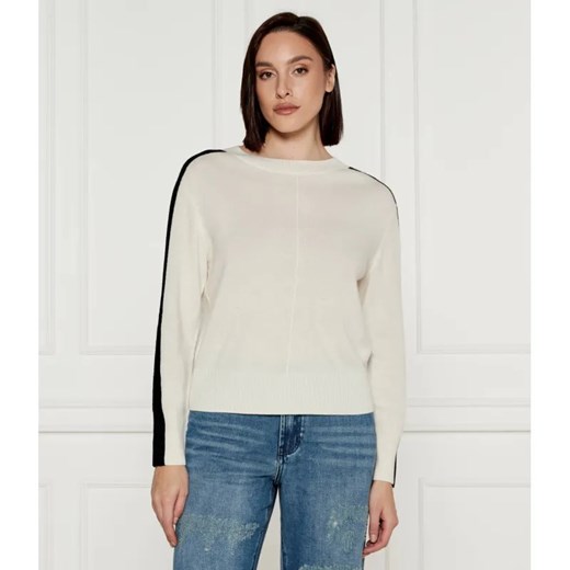 Marc Cain Wełniany sweter | Loose fit | z dodatkiem kaszmiru ze sklepu Gomez Fashion Store w kategorii Swetry damskie - zdjęcie 185003991