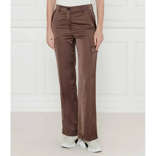 Marc Cain Spodnie WIGAN | Loose fit | high waist ze sklepu Gomez Fashion Store w kategorii Spodnie damskie - zdjęcie 185004064