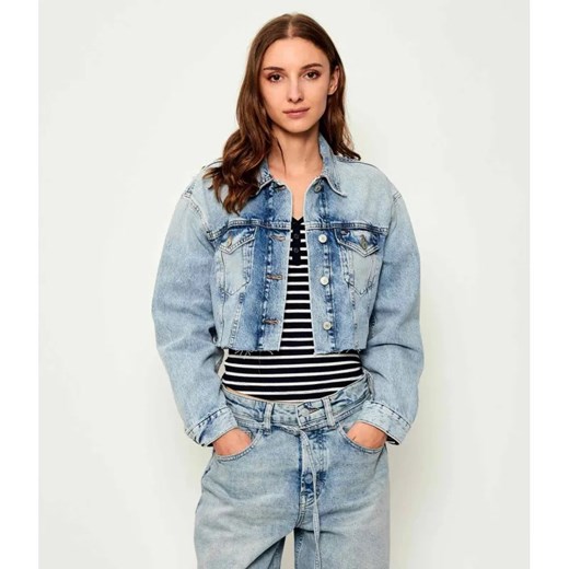 Tommy Jeans Jeansowa kurtka | Cropped Fit ze sklepu Gomez Fashion Store w kategorii Kurtki damskie - zdjęcie 185004120