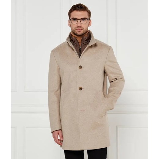 Joop! Wełniany płaszcz 2w1 Maico | z dodatkiem kaszmiru ze sklepu Gomez Fashion Store w kategorii Płaszcze męskie - zdjęcie 185004263