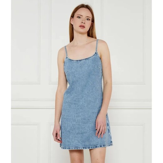 Calvin Klein Jeans Jeansowa sukienka ICONIC ze sklepu Gomez Fashion Store w kategorii Sukienki - zdjęcie 185004412