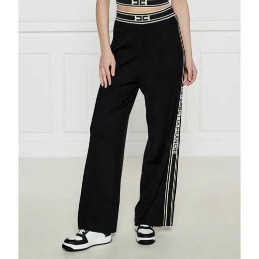 Elisabetta Franchi Spodnie dzianinowe | flare fit Elisabetta Franchi 40 okazja Gomez Fashion Store