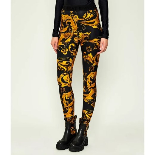 Versace Jeans Couture Legginsy BAROCCO PORCELAIN | Skinny fit ze sklepu Gomez Fashion Store w kategorii Spodnie damskie - zdjęcie 185004660