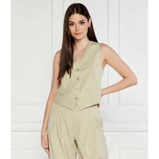 Samsøe Samsøe Kamizelka SARAMONA | Slim Fit ze sklepu Gomez Fashion Store w kategorii Kamizelki damskie - zdjęcie 185004670