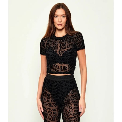 Versace Jeans Couture Bluzka | Cropped Fit ze sklepu Gomez Fashion Store w kategorii Bluzki damskie - zdjęcie 185004833