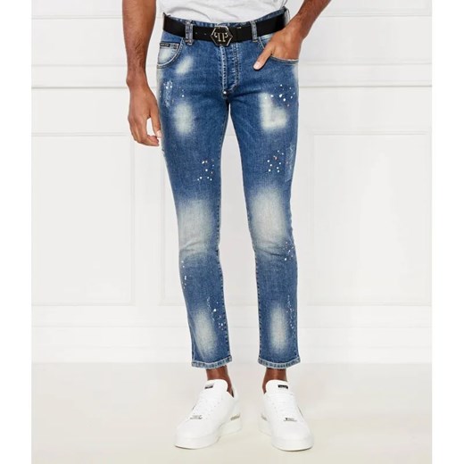 Philipp Plein Jeansy Lion Circus | Skinny fit ze sklepu Gomez Fashion Store w kategorii Jeansy męskie - zdjęcie 185004960