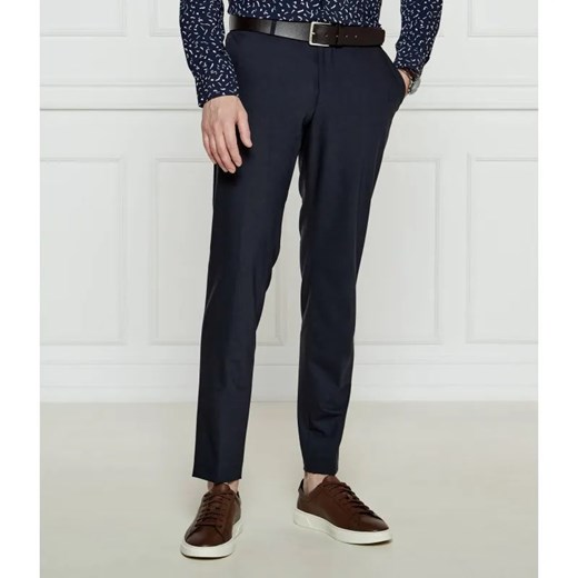 BOSS BLACK Spodnie P-Genius-CW-WG-251 | Slim Fit | z dodatkiem wełny ze sklepu Gomez Fashion Store w kategorii Spodnie męskie - zdjęcie 185004994