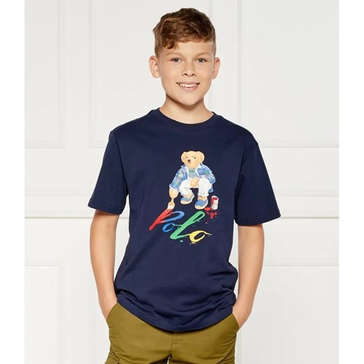 POLO RALPH LAUREN T-shirt | Regular Fit ze sklepu Gomez Fashion Store w kategorii T-shirty chłopięce - zdjęcie 185005062