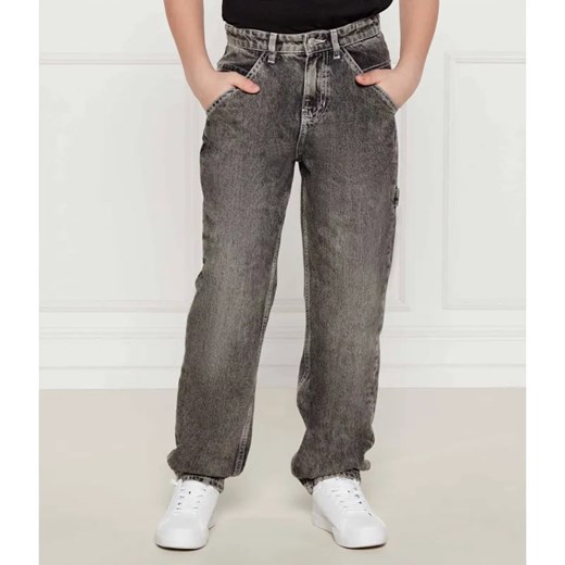 HUGO KIDS Jeansy | Loose fit ze sklepu Gomez Fashion Store w kategorii Spodnie chłopięce - zdjęcie 185005104