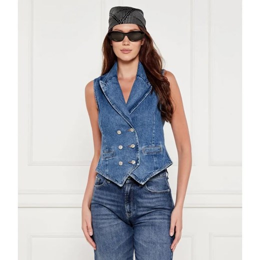 Joop! Jeansowa kamizelka Iva | Regular Fit ze sklepu Gomez Fashion Store w kategorii Kamizelki damskie - zdjęcie 185005291
