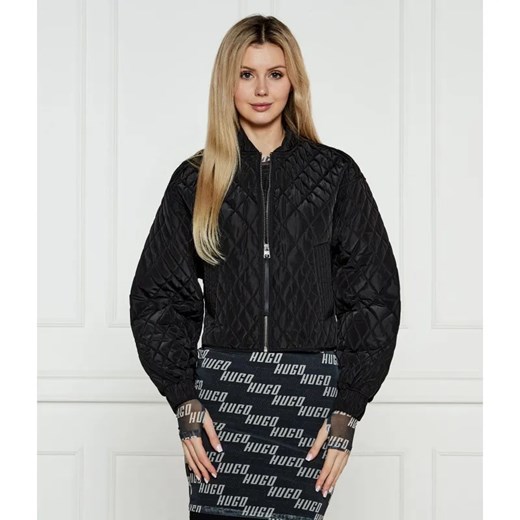 HUGO Kurtka bomber Fulan-1 | Relaxed fit ze sklepu Gomez Fashion Store w kategorii Kurtki damskie - zdjęcie 185005321