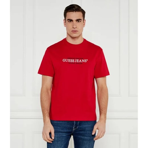 Guess Jeans T-shirt | Regular Fit ze sklepu Gomez Fashion Store w kategorii T-shirty męskie - zdjęcie 185005441