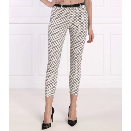 Elisabetta Franchi Spodnie z paskiem | Slim Fit ze sklepu Gomez Fashion Store w kategorii Spodnie damskie - zdjęcie 185005500