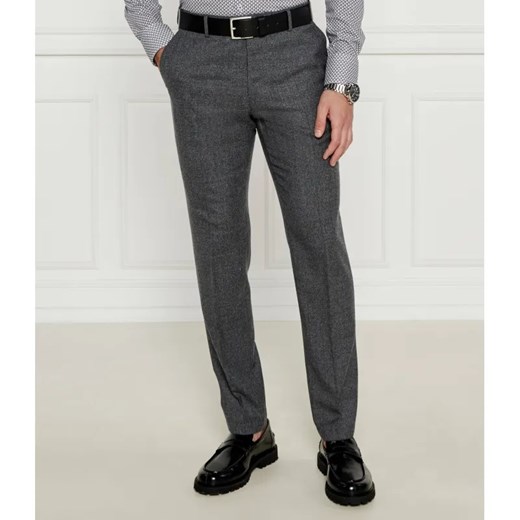 Windsor Wełniane Spodnie 13 Peso2-W | Shaped fit ze sklepu Gomez Fashion Store w kategorii Spodnie męskie - zdjęcie 185005562