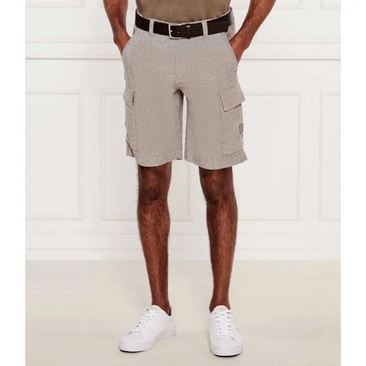 BOSS ORANGE Lniane szorty Sisla-9-Cargo | Relaxed fit ze sklepu Gomez Fashion Store w kategorii Spodenki męskie - zdjęcie 185005571