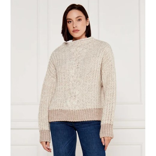 Liu Jo Sweter | Regular Fit | z dodatkiem wełny ze sklepu Gomez Fashion Store w kategorii Swetry damskie - zdjęcie 185005630