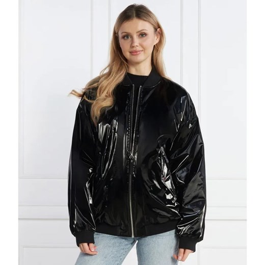 HUGO Kurtka bomber Flesia-1_BP Hugo x Bella Poarch | Relaxed fit ze sklepu Gomez Fashion Store w kategorii Kurtki damskie - zdjęcie 185005683