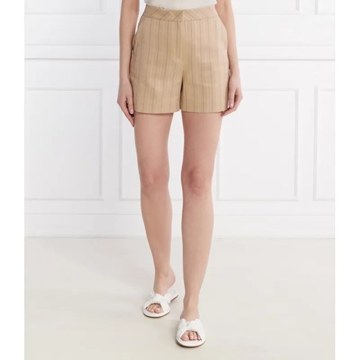 Marc Cain Szorty WEIDA | Relaxed fit | z dodatkiem lnu ze sklepu Gomez Fashion Store w kategorii Szorty - zdjęcie 185005742
