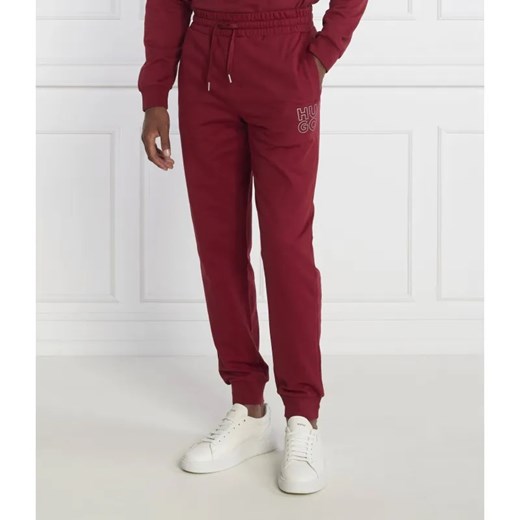 Hugo Bodywear Spodnie dresowe stacked | Regular Fit ze sklepu Gomez Fashion Store w kategorii Spodnie męskie - zdjęcie 185005904