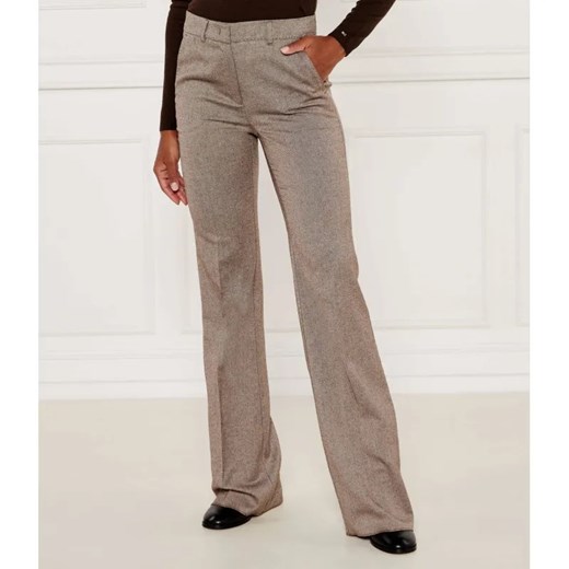 Marella Spodnie DOROTY | flare fit | z dodatkiem wełny ze sklepu Gomez Fashion Store w kategorii Spodnie damskie - zdjęcie 185005920