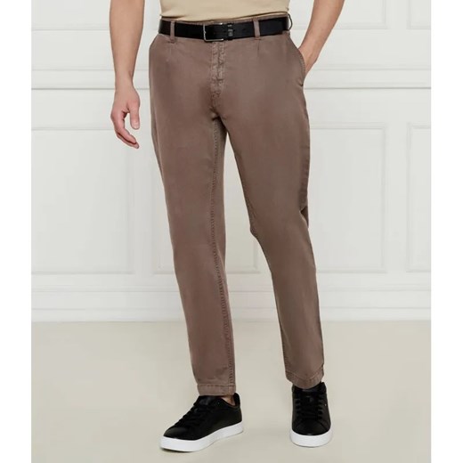 BOSS ORANGE Spodnie Chino-Pleated | Relaxed fit ze sklepu Gomez Fashion Store w kategorii Spodnie męskie - zdjęcie 185005951