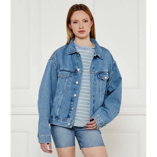 Calvin Klein Jeans Kurtka jeansowa | Loose fit L wyprzedaż Gomez Fashion Store