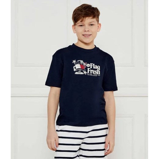 Tommy Hilfiger T-shirt | Regular Fit ze sklepu Gomez Fashion Store w kategorii T-shirty chłopięce - zdjęcie 185006462