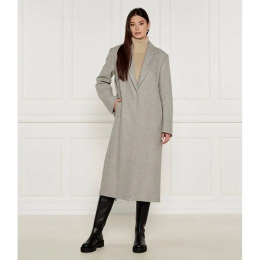 BOSS BLACK Wełniany płaszcz Carund ze sklepu Gomez Fashion Store w kategorii Płaszcze damskie - zdjęcie 185006580