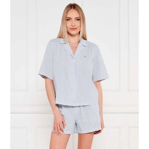 Tommy Hilfiger Piżama | Relaxed fit | z dodatkiem lnu Tommy Hilfiger M okazja Gomez Fashion Store