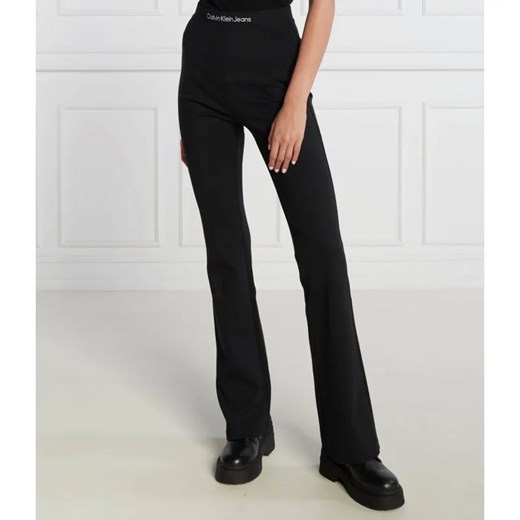 Calvin Klein Jeans Spodnie MILANO | Regular Fit ze sklepu Gomez Fashion Store w kategorii Spodnie damskie - zdjęcie 185006743