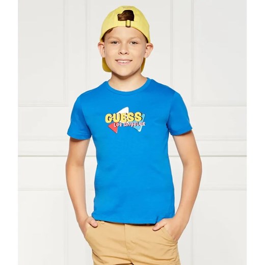 Guess T-shirt | Regular Fit ze sklepu Gomez Fashion Store w kategorii T-shirty chłopięce - zdjęcie 185006764
