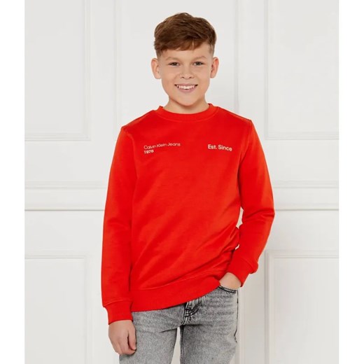 Calvin Klein Jeans Bluza | Regular Fit ze sklepu Gomez Fashion Store w kategorii Bluzy chłopięce - zdjęcie 185006833