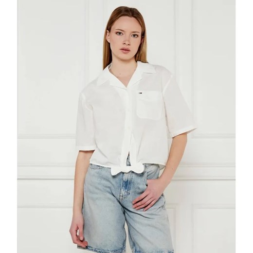 Tommy Jeans Koszula | Loose fit | z dodatkiem lnu ze sklepu Gomez Fashion Store w kategorii Koszule damskie - zdjęcie 185006972