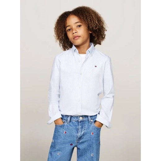 Tommy Hilfiger Koszula ALLOVER | Regular Fit ze sklepu Gomez Fashion Store w kategorii Koszule chłopięce - zdjęcie 185006990