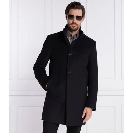 Joop! Wełniany płaszcz Maron | z dodatkiem kaszmiru ze sklepu Gomez Fashion Store w kategorii Płaszcze męskie - zdjęcie 185007011