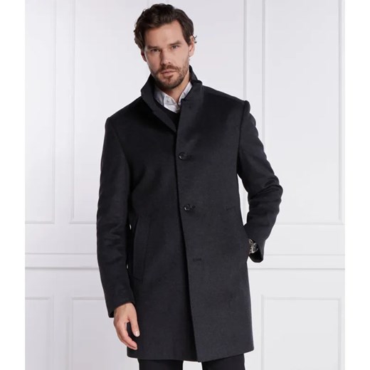 Joop! Wełniany płaszcz Maron | z dodatkiem kaszmiru ze sklepu Gomez Fashion Store w kategorii Płaszcze męskie - zdjęcie 185007072