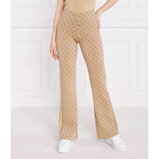 GUESS Spodnie dzianinowe LISE 4G LOGO SWTR ze sklepu Gomez Fashion Store w kategorii Spodnie damskie - zdjęcie 185007341