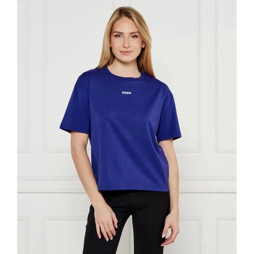 Hugo Bodywear T-shirt SHUFFLE | Oversize fit ze sklepu Gomez Fashion Store w kategorii Bluzki damskie - zdjęcie 185007591