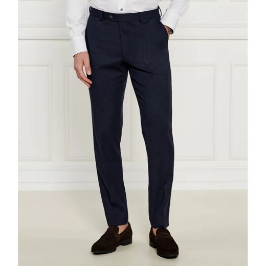 Oscar Jacobson Wełniany spodnie DENZ | Regular Fit ze sklepu Gomez Fashion Store w kategorii Spodnie męskie - zdjęcie 185007641