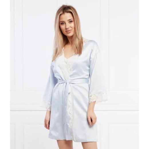 LAUREN RALPH LAUREN Satynowy Szlafrok | Regular Fit ze sklepu Gomez Fashion Store w kategorii Szlafroki damskie - zdjęcie 185007663