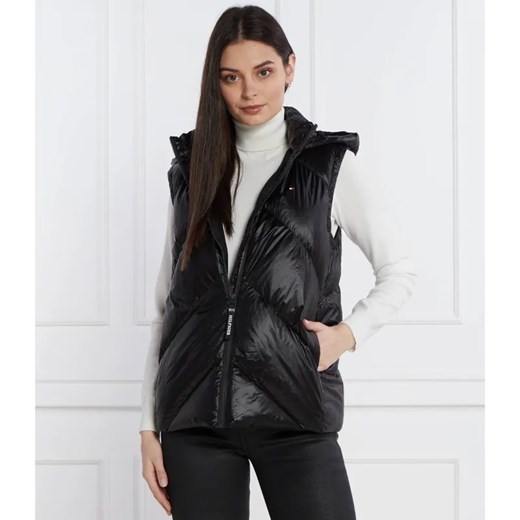 Tommy Hilfiger Puchowy bezrękawnik CHEVRON LW DOWN | Regular Fit ze sklepu Gomez Fashion Store w kategorii Kamizelki damskie - zdjęcie 185007804