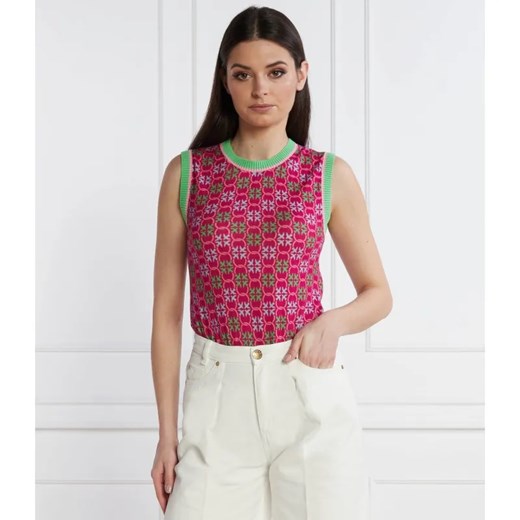 Pinko Kamizelka | Slim Fit ze sklepu Gomez Fashion Store w kategorii Kamizelki damskie - zdjęcie 185007871