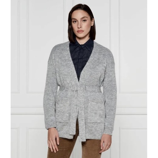 MM Kardigan | Regular Fit | z dodatkiem wełny ze sklepu Gomez Fashion Store w kategorii Swetry damskie - zdjęcie 185008060