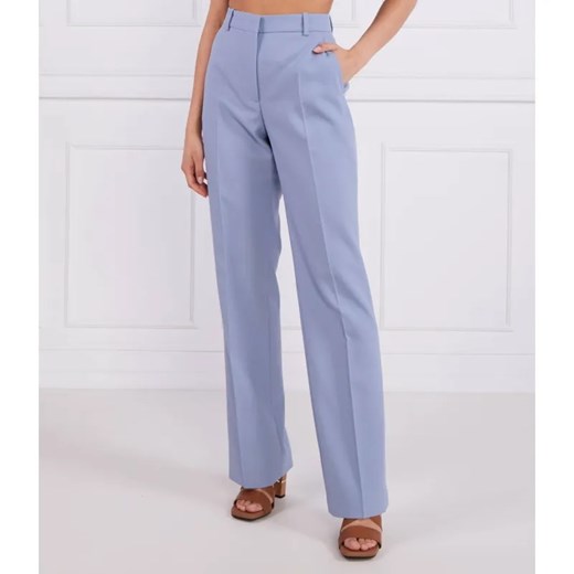 Calvin Klein Spodnie | Straight fit ze sklepu Gomez Fashion Store w kategorii Spodnie damskie - zdjęcie 185008064